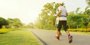 People walking outdoors for light exercise after a chiropractic adjustment in Las Vegas, supporting recovery from back pain, neck pain, and headaches.